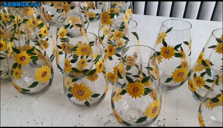 手绘花瓶工艺