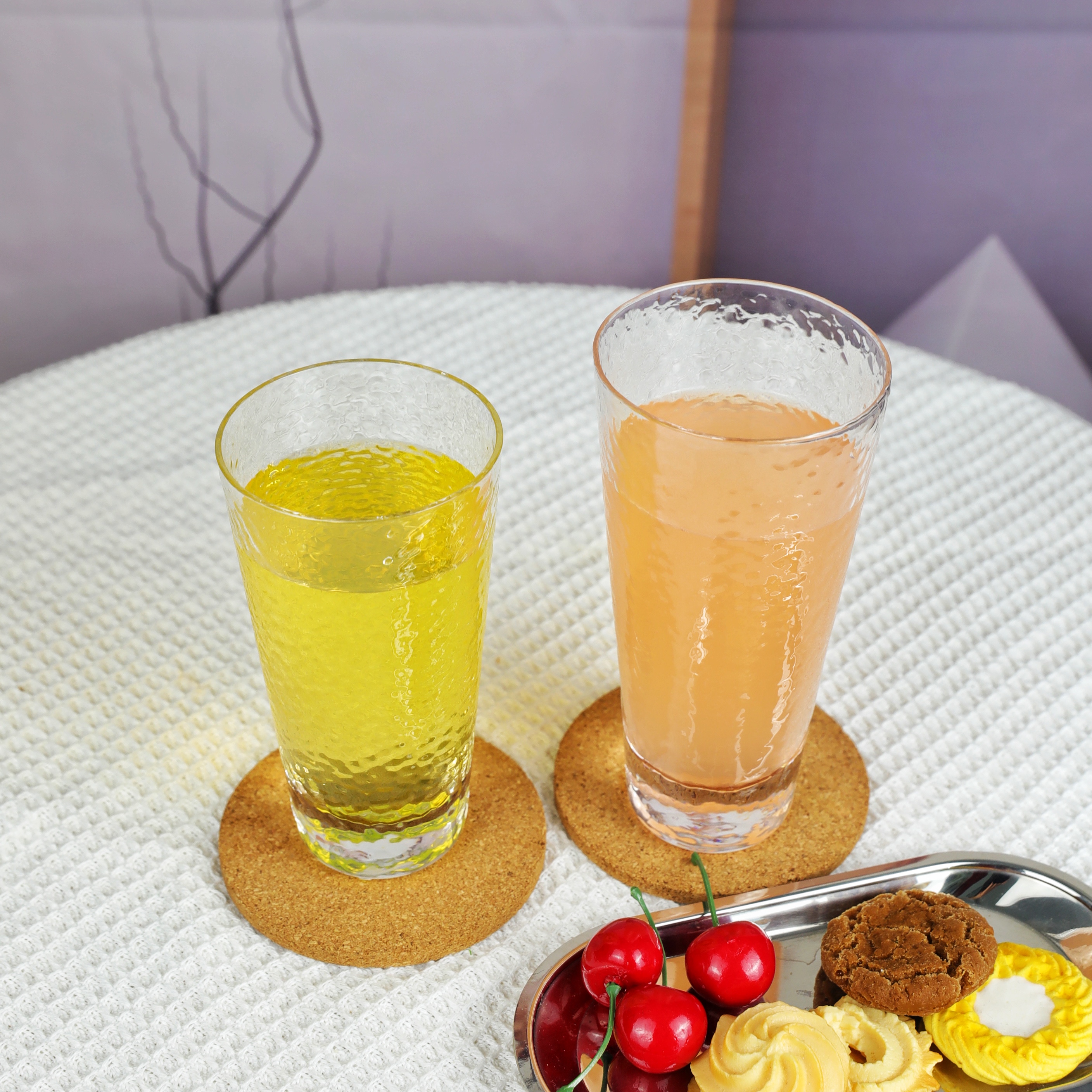 Cylinder glass water cup tumbler CXW2051