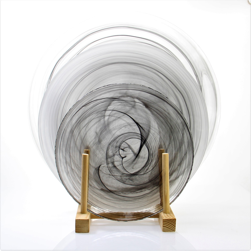 Glass Dinnerware Plate Set glass serving dish QTS003	