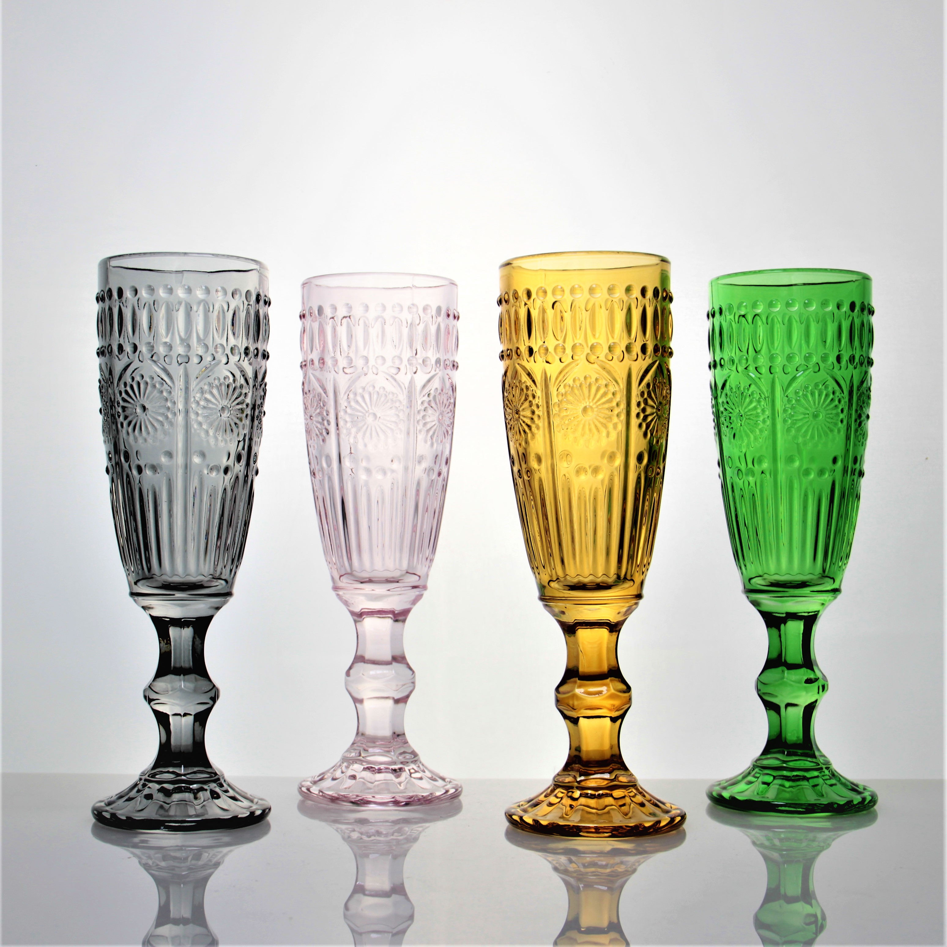 Custom Logo Vintage Crystal Champagne Flutes CXW1565